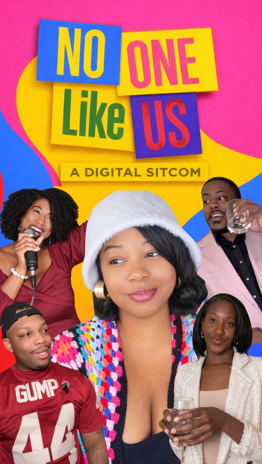 No One Like Us official poster featuring the five main cast members